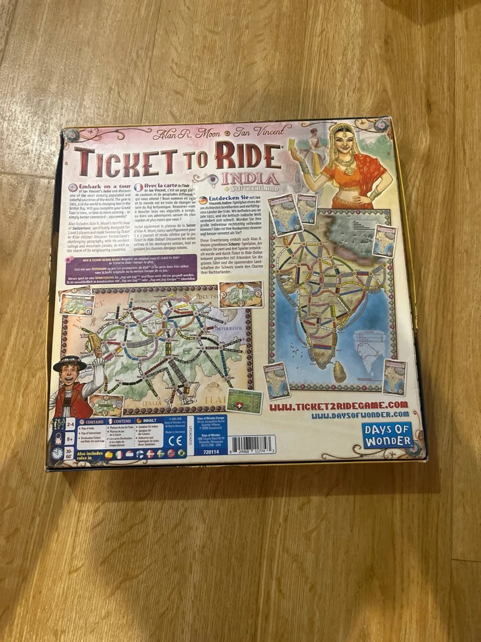Los Aventureros del Ferrocarril India/Suiza (Ticket To Ride - India Suiza) – photo 2